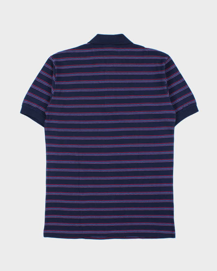 DSWT 1980s Benetton Stripe Polo Shirt - L