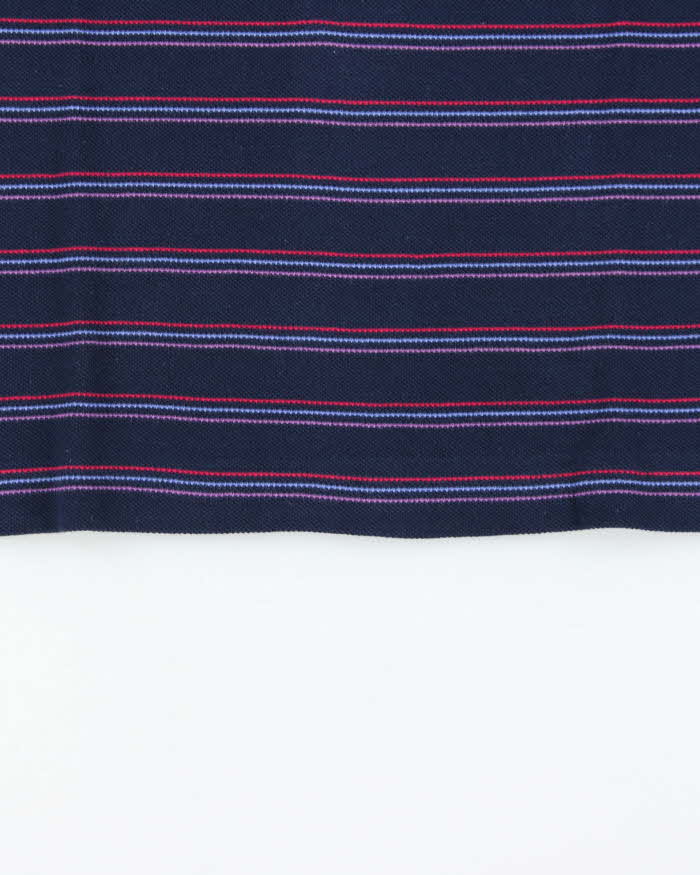 DSWT 1980s Benetton Stripe Polo Shirt - L