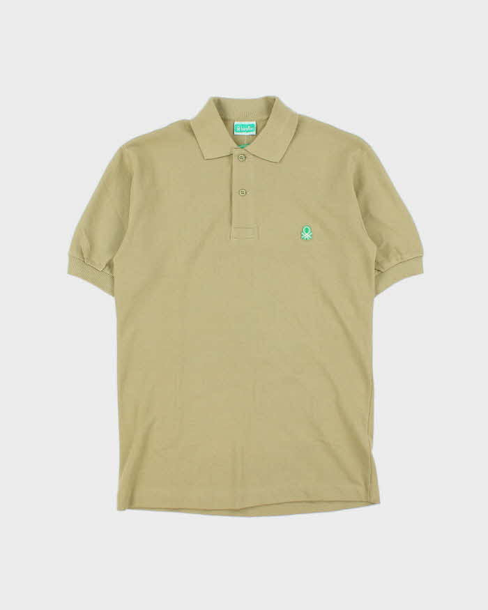 DSWT 1980s Benetton Short Sleeve Polo Shirt - S