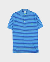 DSWT 1980s Benetton Stripe Polo Shirt - S