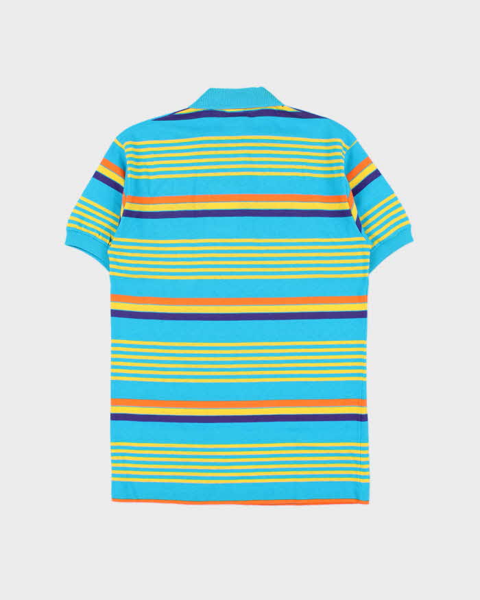 DSWT 1980s Benetton Stripe Polo Shirt - S