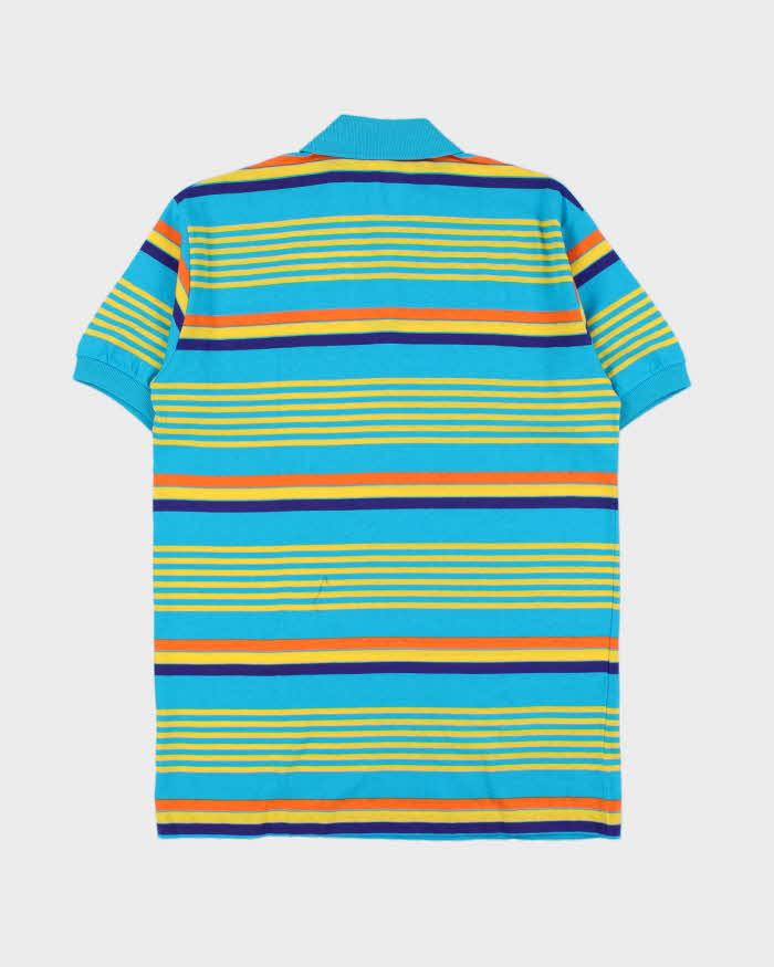 DSWT 1980s Benetton Stripe Polo Shirt - L