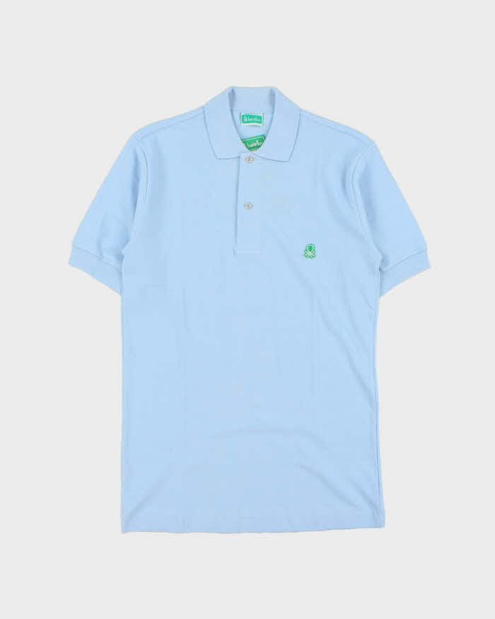 DSWT 1980s Benetton Short Sleeve Polo Shirt - S