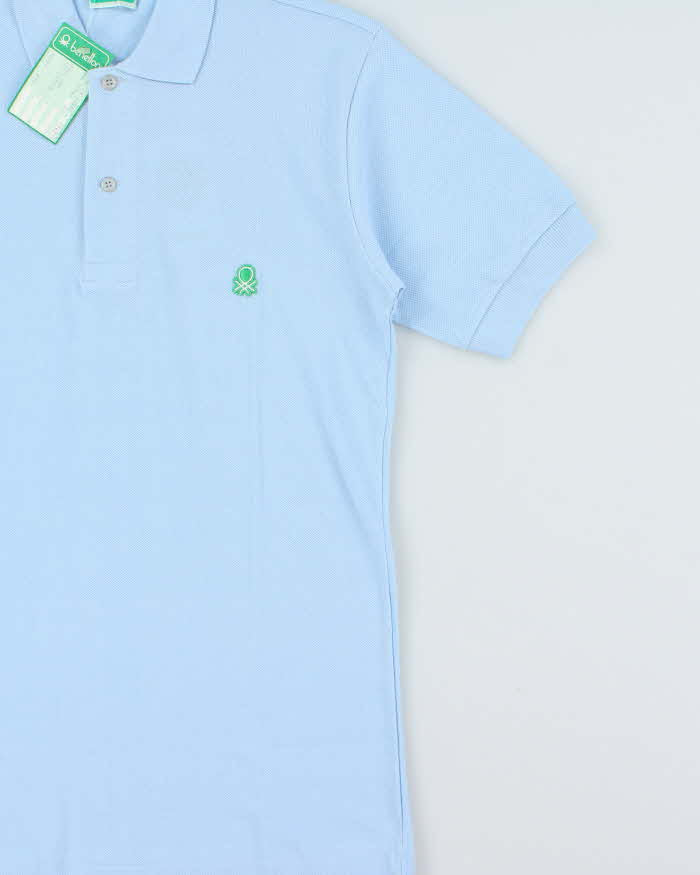 DSWT 1980s Benetton Short Sleeve Polo Shirt - S