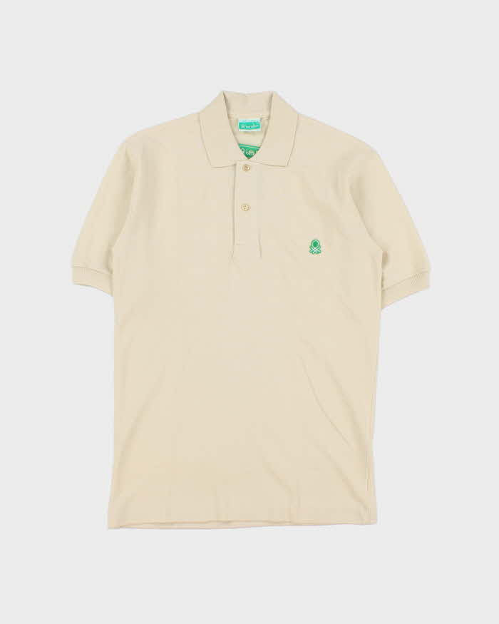 DSWT 1980s Benetton Short Sleeve Polo Shirt - S