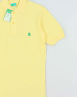 DSWT 1980s Benetton Short Sleeve Polo Shirt - S