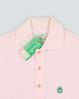 DSWT 1980s Benetton Short Sleeve Polo Shirt - S