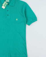 DSWT 1980s Benetton Short Sleeve Polo Shirt - S