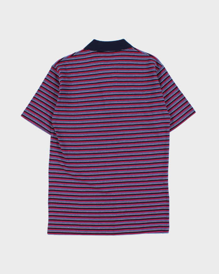 DSWT 1980s Benetton Stripe Polo Shirt - S