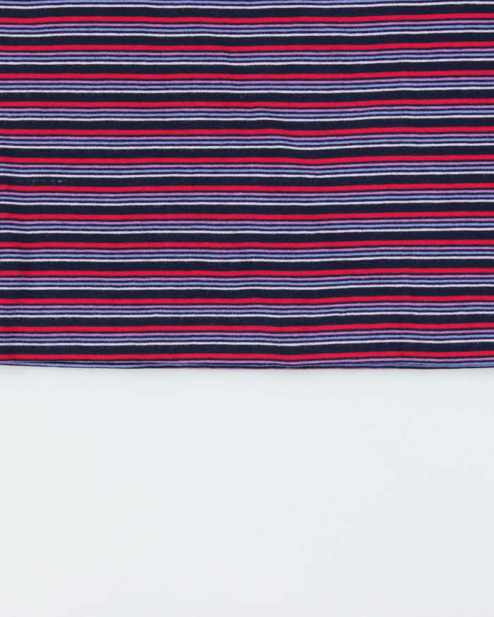 DSWT 1980s Benetton Stripe Polo Shirt - S