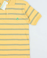 DSWT 1980s Benetton Stripe Polo Shirt - S