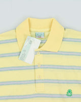 DSWT 1980s Benetton Stripe Polo Shirt - S