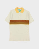 DSWT 1980s Benetton Stripe Polo Shirt - S