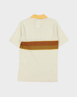 DSWT 1980s Benetton Stripe Polo Shirt - S