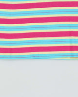 DSWT 1980s Benetton Stripe Polo Shirt - M
