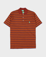 DSWT 1980s Benetton Stripe Polo Shirt - S