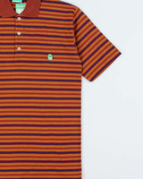 DSWT 1980s Benetton Stripe Polo Shirt - S