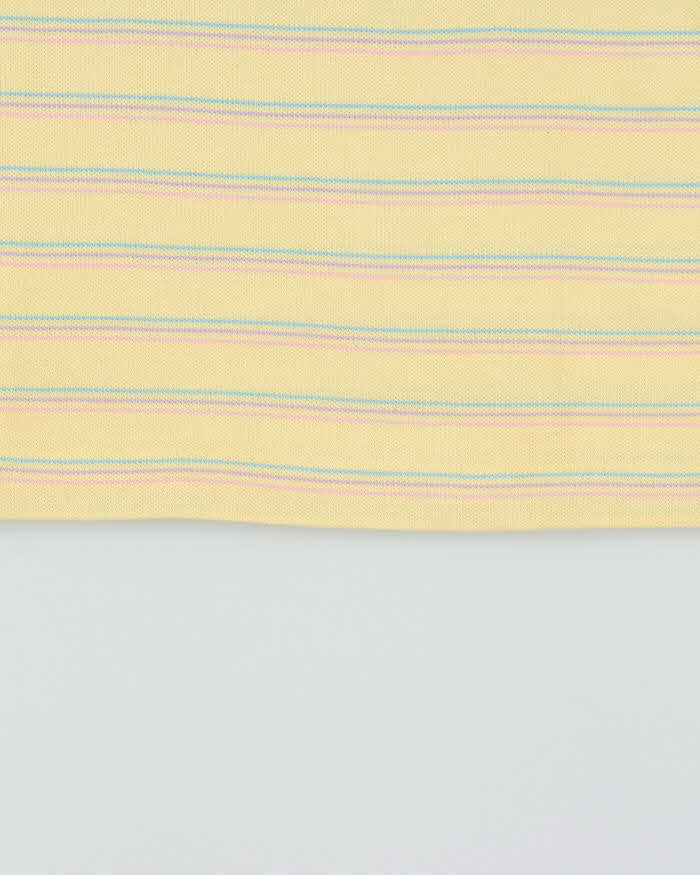 DSWT 1980s Benetton Stripe Polo Shirt - L