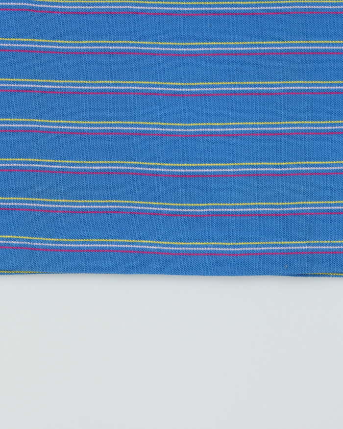 DSWT 1980s Benetton Stripe Polo Shirt - L