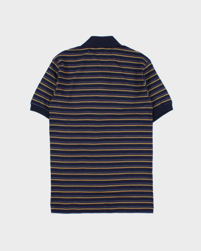 DSWT 1980s Benetton Stripe Polo Shirt - S