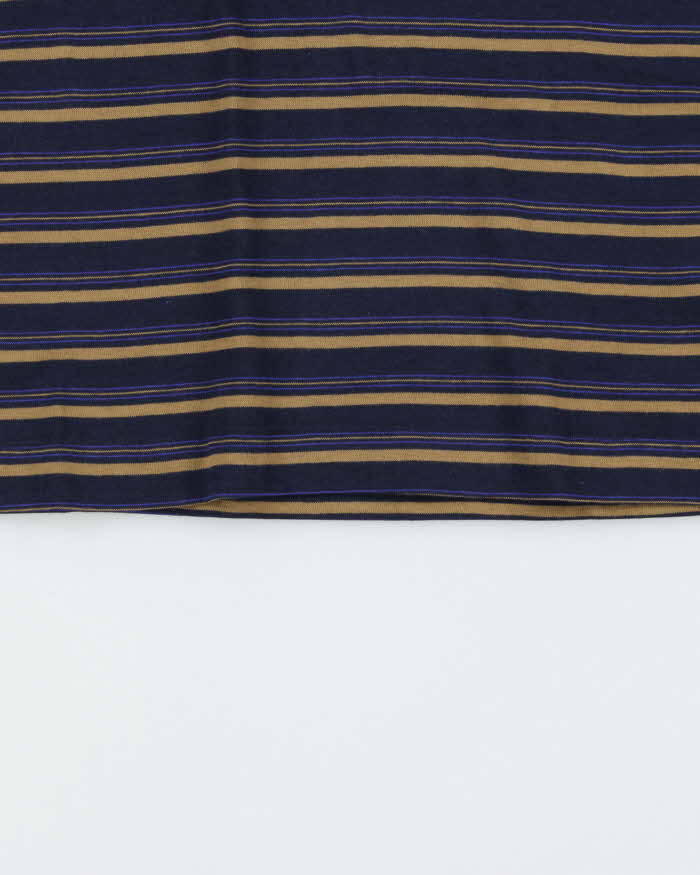 DSWT 1980s Benetton Stripe Polo Shirt - S