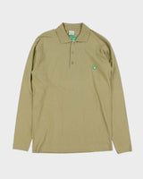 DSWT 1980s Benetton Long Sleeve Polo Shirt - L