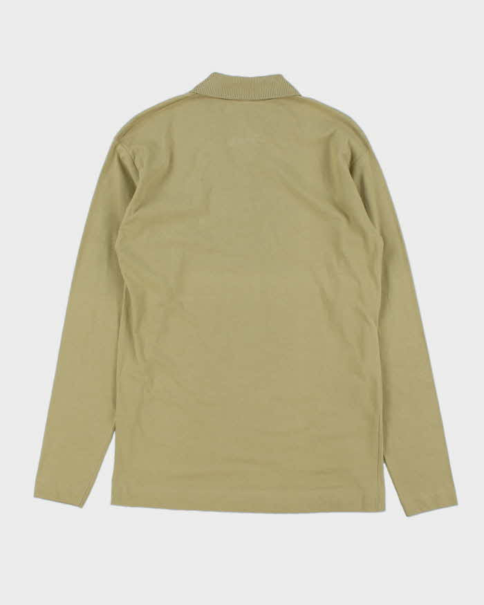 DSWT 1980s Benetton Long Sleeve Polo Shirt - L