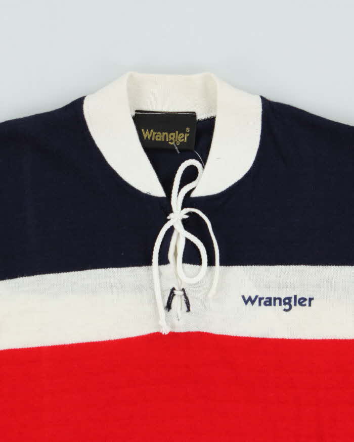 Deadstock 1980s Wrangler Stripe T-shirt - S