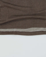 Deadstock 1980s Sisley Stripe Quarter-button T-shirt - S