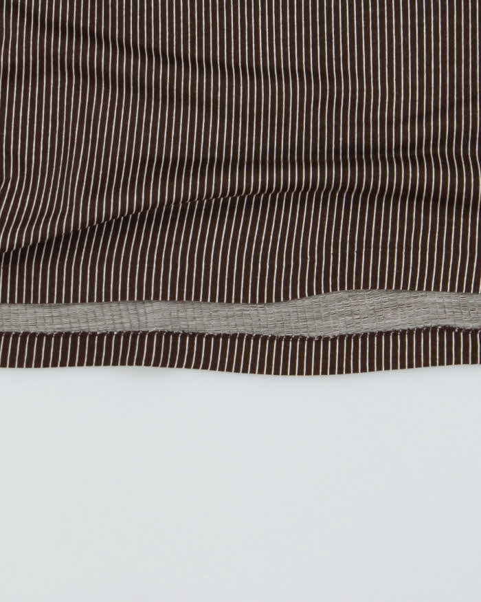 Deadstock 1980s Sisley Stripe Quarter-button T-shirt - S