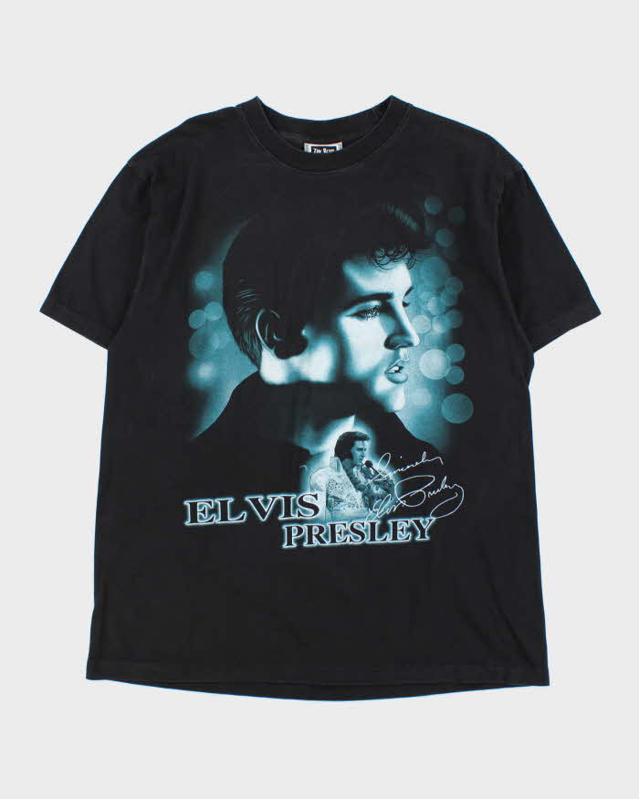 Vintage Y2K 00s The Roxx Elvis Presley Heavyweight Single Stitch Crewneck T-Shirt - XL