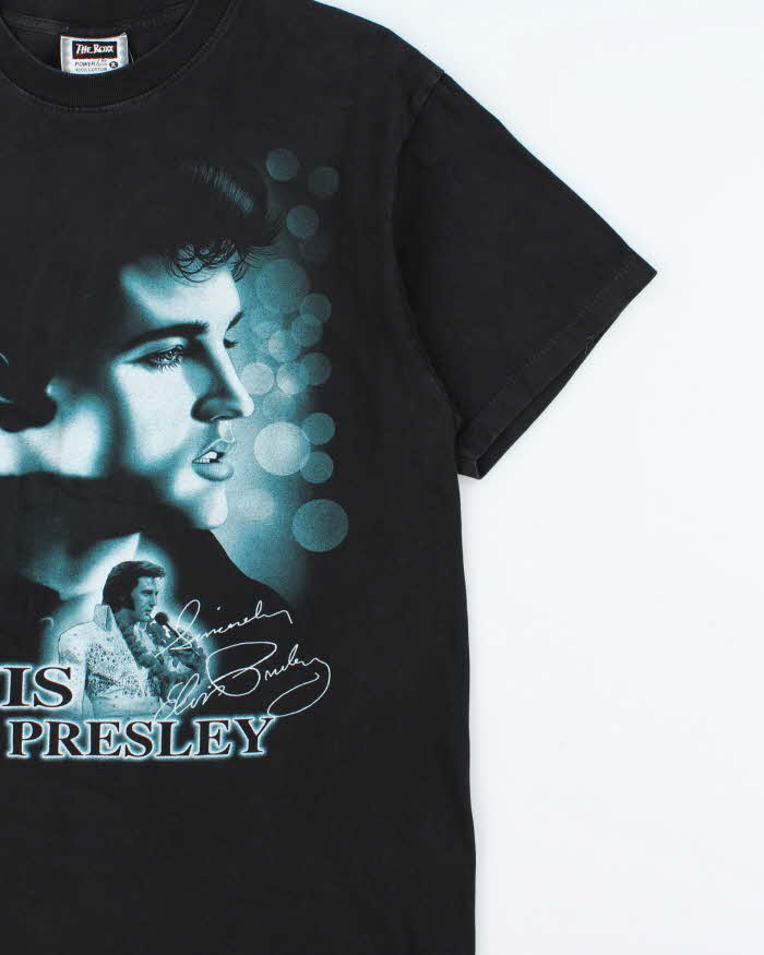 Vintage Y2K 00s The Roxx Elvis Presley Heavyweight Single Stitch Crewneck T-Shirt - XL