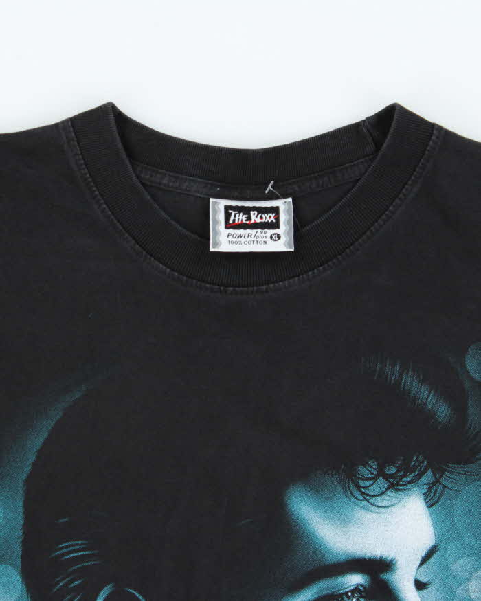 Vintage Y2K 00s The Roxx Elvis Presley Heavyweight Single Stitch Crewneck T-Shirt - XL
