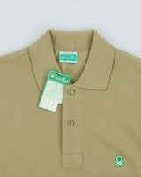 Deadstock 1980s Benetton Short Sleeve Polo Shirt - XS