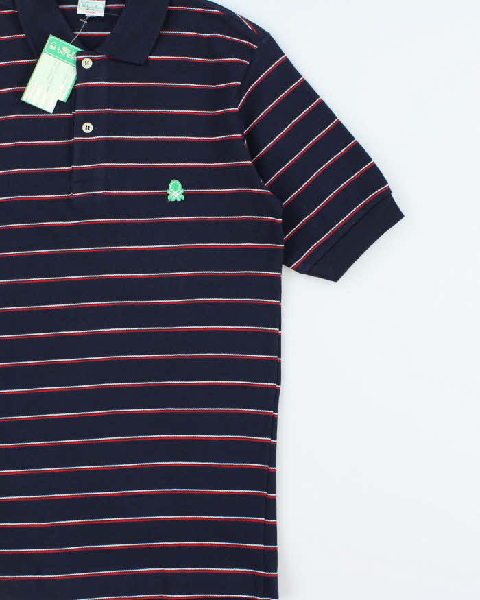 Deadstock 1980s Benetton Short Sleeve Polo Shirt - S