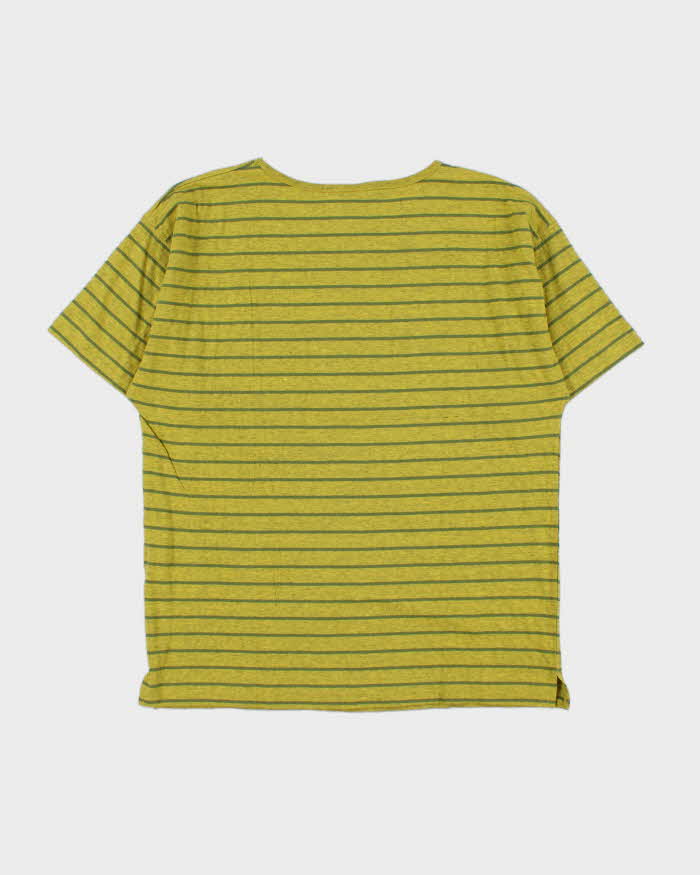 DSWT 1980s Benetton Boxy Stripe Short Sleeve T-shirt - S