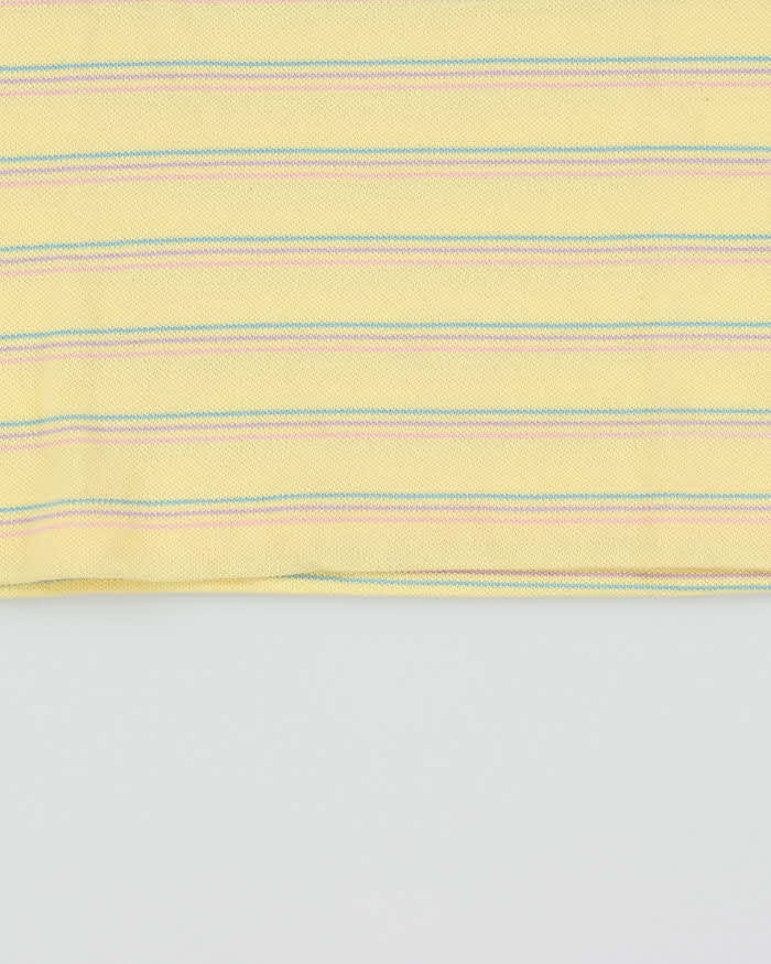 DSWT 1980s Benetton Stripe Thick Cotton T-shirt - L