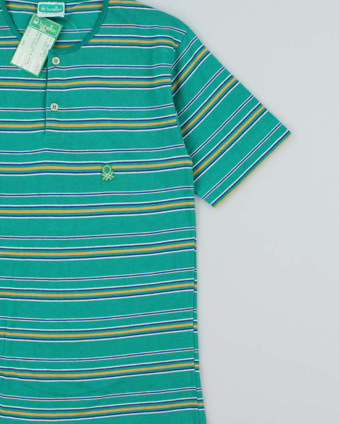 DSWT 1980s Benetton Stripe T-shirt - XS
