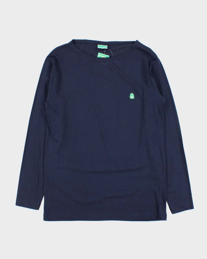 DSWT 1980s Benetton Long Sleeve T-shirt - M