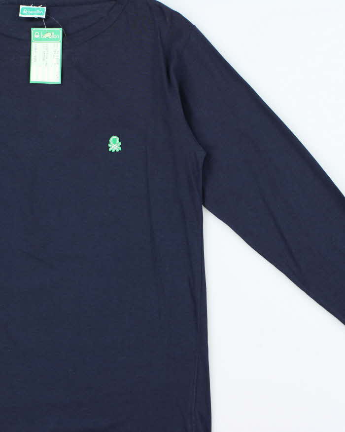 DSWT 1980s Benetton Long Sleeve T-shirt - M