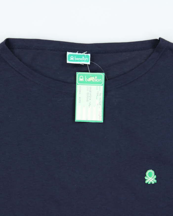DSWT 1980s Benetton Long Sleeve T-shirt - M