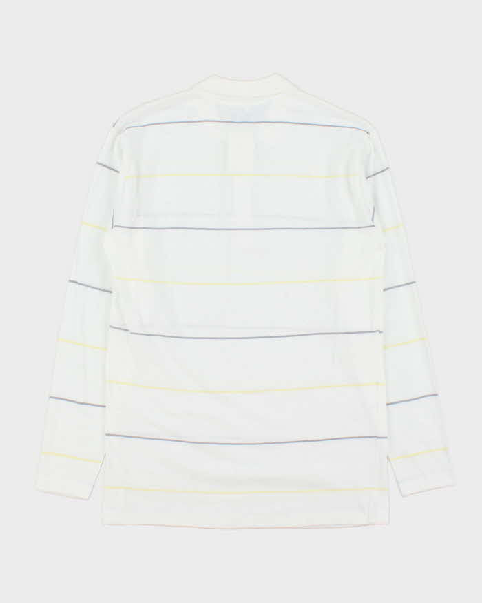 DSWT 1980s Benetton Long Sleeve Polo Shirt - M