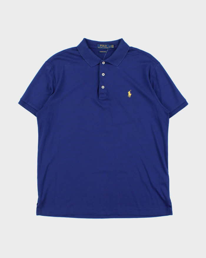 Vintage Polo Ralph Lauren Custom Slim Fit Short Sleeve Polo Shirt - L