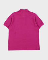 Vintage Lacoste Classic Fit Hot Pink Short Sleeve Polo Shirt - L