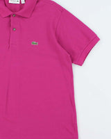 Vintage Lacoste Classic Fit Hot Pink Short Sleeve Polo Shirt - L