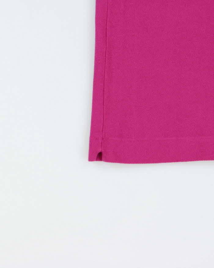 Vintage Lacoste Classic Fit Hot Pink Short Sleeve Polo Shirt - L