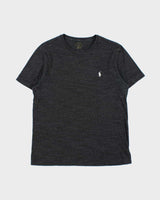 Vintage Polo Ralph Lauren Marl Grey Crewneck T-Shirt - M