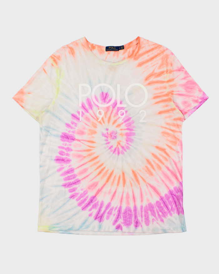 Vintage Polo Stadium 1992 Ralph Lauren Tie-Dye Crewneck T-Shirt - L