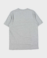 Vintage Diesel Embroidered Marl Grey Crewneck T-Shirt - L
