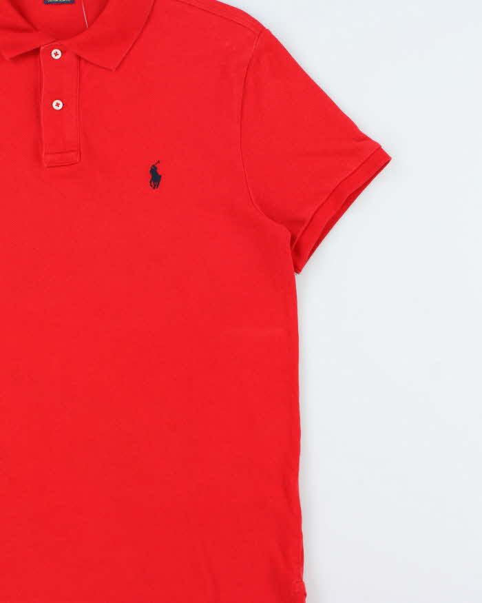 Vintage Polo Ralph Lauren Custom Slim Fit Short Sleeve Polo Shirt - L